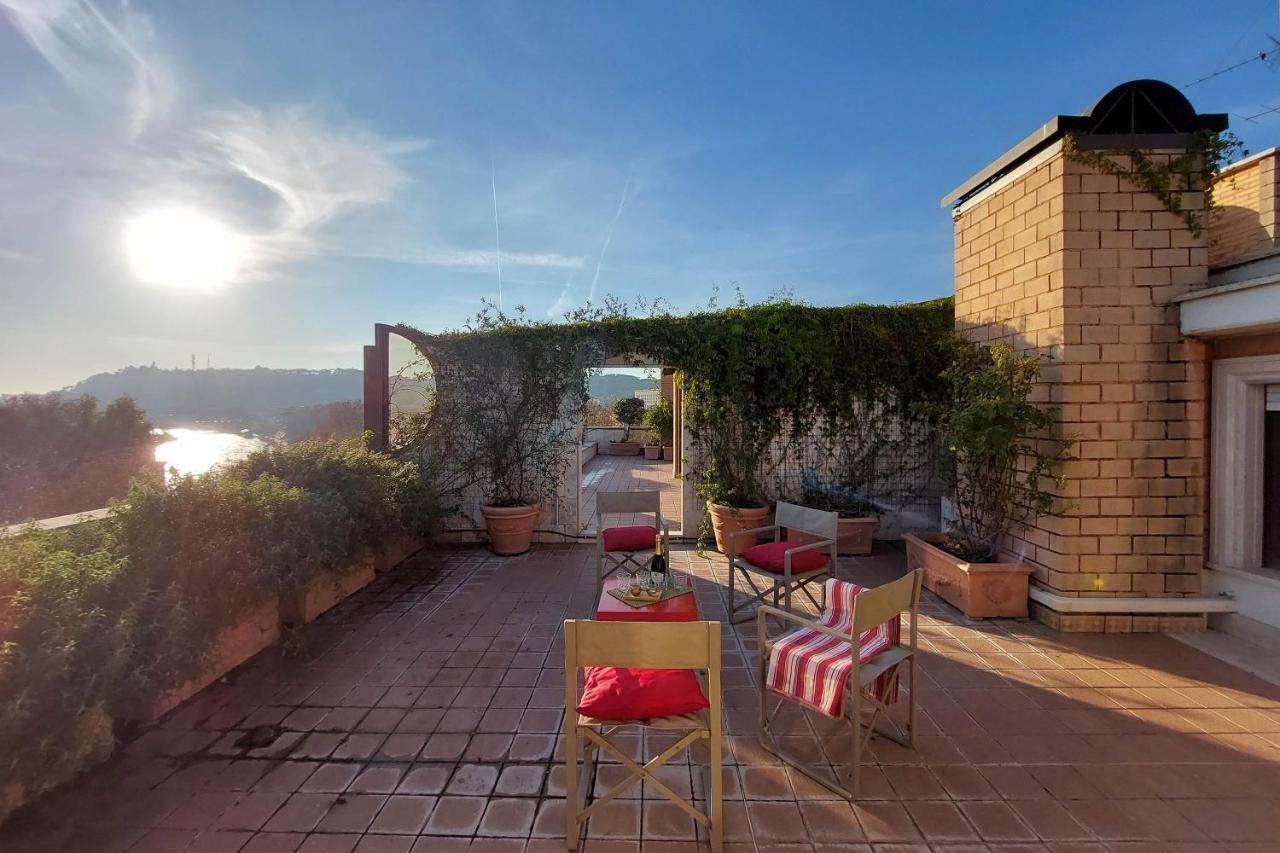 شقة Beautiful Loft In Ponte Milvio With Terrace روما المظهر الخارجي الصورة