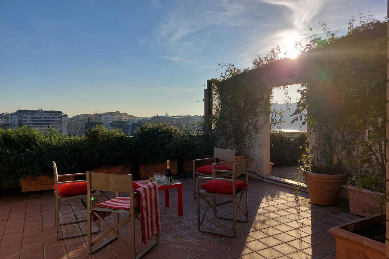شقة Beautiful Loft In Ponte Milvio With Terrace روما المظهر الخارجي الصورة