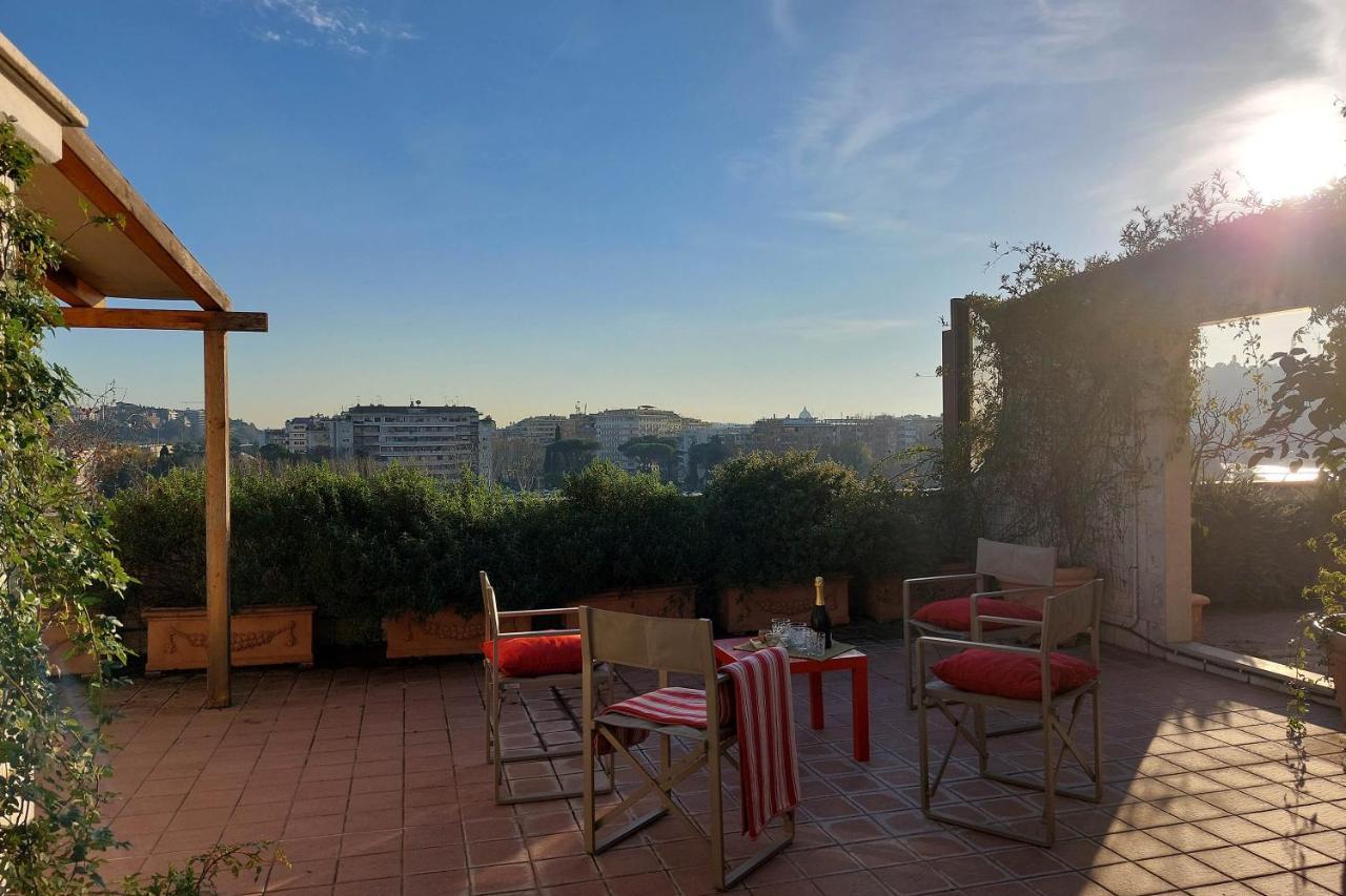شقة Beautiful Loft In Ponte Milvio With Terrace روما المظهر الخارجي الصورة