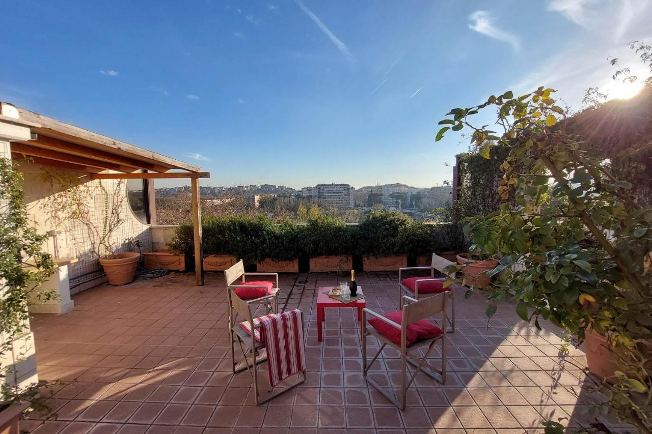 شقة Beautiful Loft In Ponte Milvio With Terrace روما المظهر الخارجي الصورة