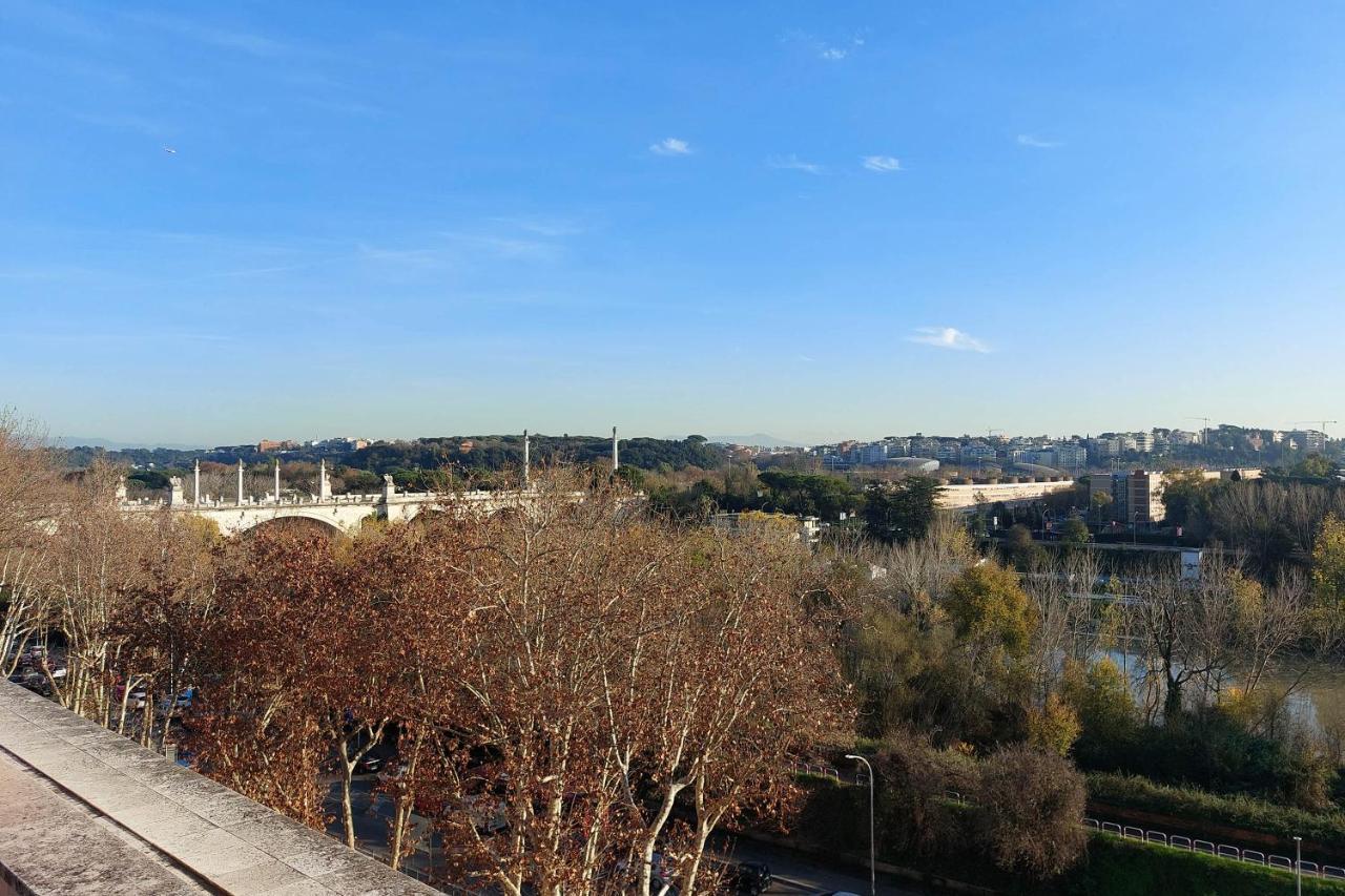 شقة Beautiful Loft In Ponte Milvio With Terrace روما المظهر الخارجي الصورة